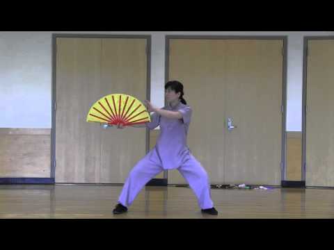 Wang Ning Taichi fan 24 forms(王宁太极扇24式)