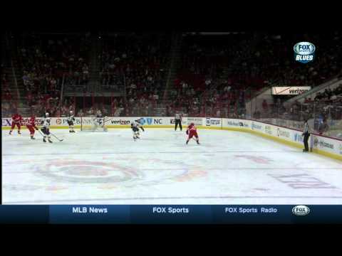 Ryan Murphy slapshot PPG 2-2 St. Louis Blues @ Carolina Hurricanes Jan 30 2015 NHL