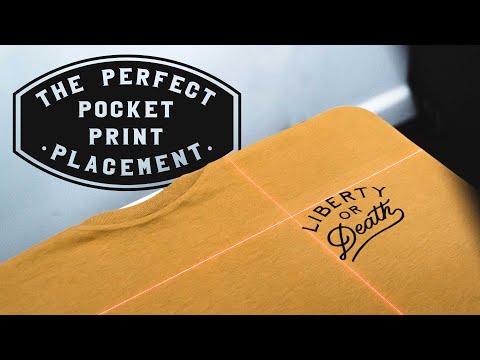 How we get the Perfect Pocket Print Placement!