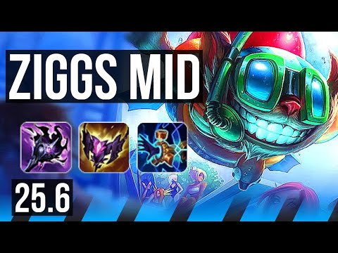 ZIGGS vs YASUO (MID) | Legendary | EUW Master | 25.6