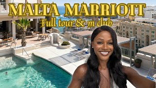 Malta Marriott Resort FULL 2026 walking tour | Sea view suite M CLUB access.