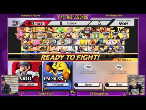 SaP 10/2/16 Smash 4 WSs: Dark Wizzy (Mario) vs. PACkageFruits (Pac-Man)