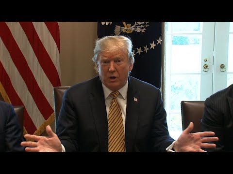 President Donald Trump gave Mexico a one-year warning on closing the Southern border, saying his first step will be to slap tariffs on cars produced in Mexico unless the country does more to stop migrants trying to enter the U.S. (April 4)