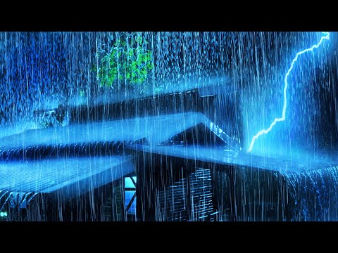 Fall Asleep In 3 Minutes With Thunderstorm, Heavy Rain And Thunder ⛈️ Say Goodbye To Insomnia!