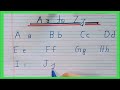 Learn how to write Aa to Zz |Learn Alphabet writing Aa to Zz| Write Aa to Zz