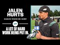 Eagles Training Camp: Jalen Hurts Speaks on SEASON EXPECTATIONS + MORE | CBS Sports