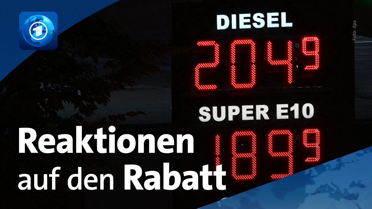 „Tankrabatt“ in Kraft – Spritpreise deutlich gesunken