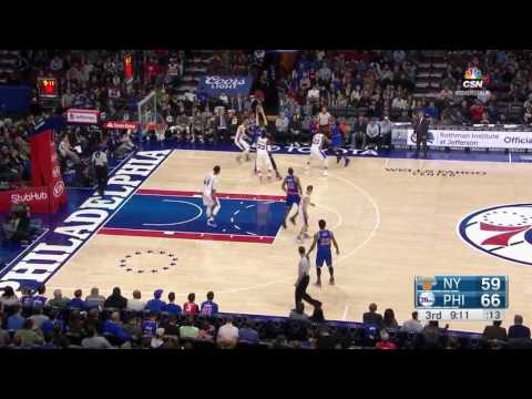 Kristaps Porzingis vs Philadelphia 76ers 03.03.2017 (18Pts)