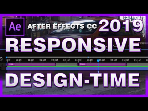Adobe After Effects CC 2019 | Responsive Design time