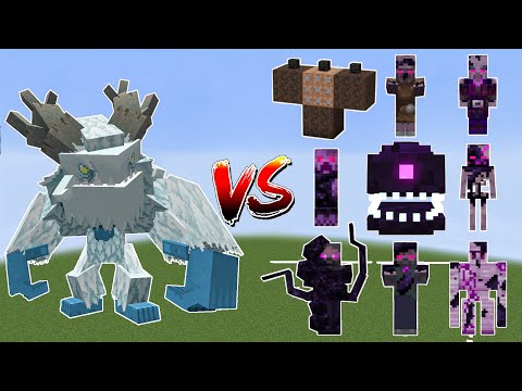 Frostmaw Vs New Wither Storm mobs - Frostmaw Vs SuperFormidi-bomb