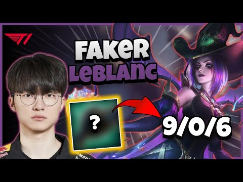 T1 Faker LeBlanc vs Lucian | 14.15