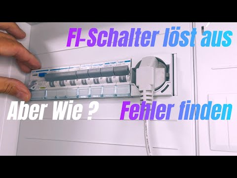 FI-Schalter löst aus, Fehler finden, Aber wie? Einfach Erklärt