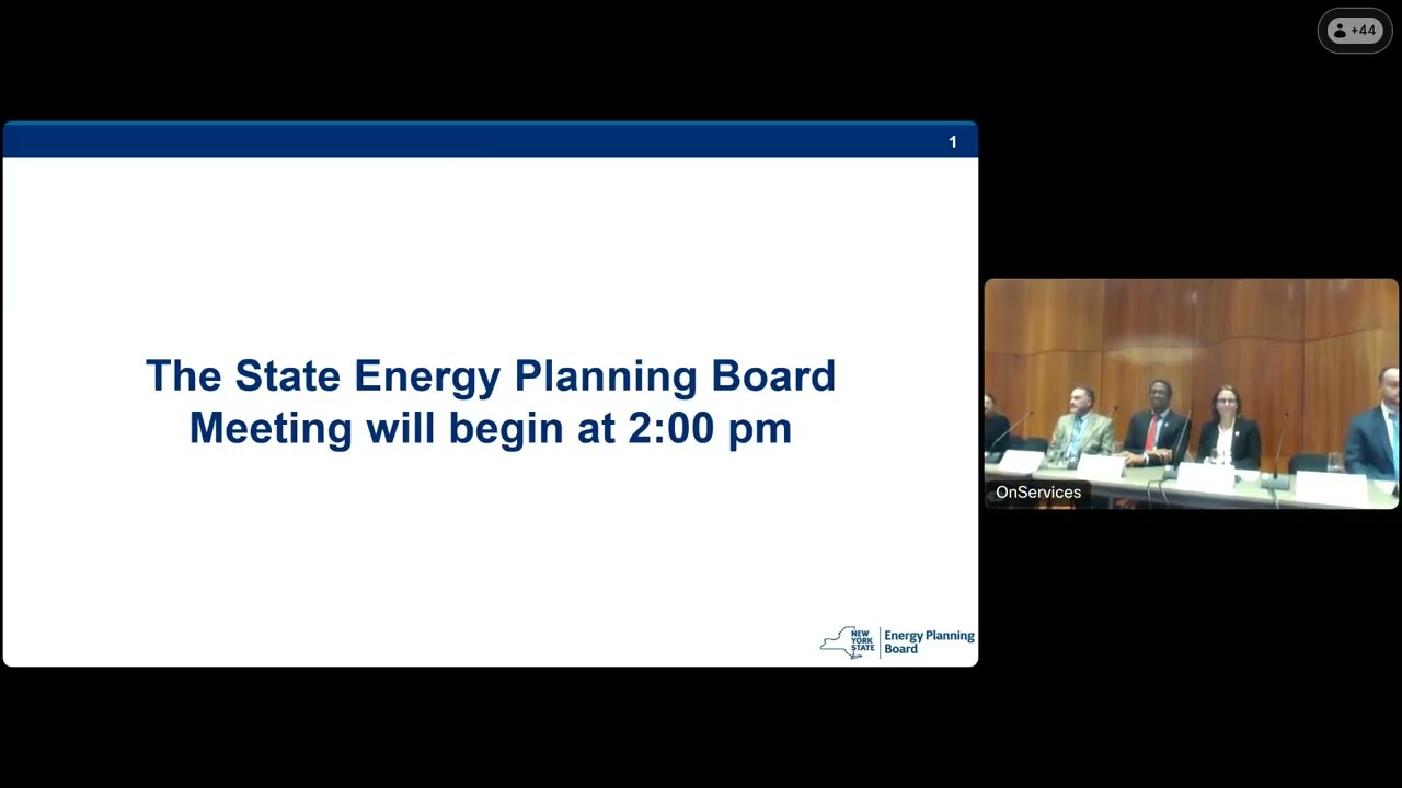 New York State Energy Planning Board Meeting - November 13, 2025