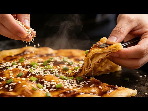 Crispy Outside, Soft Inside: Master the Perfect Chinese Jiangxiang Bing (Sauce-Scented Flatbread)!