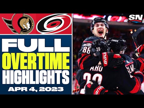Ottawa Senators vs. Carolina Hurricanes | FULL Overtime Highlights - April 4, 2023