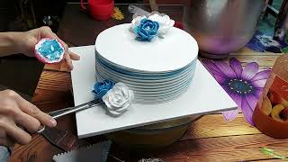 Decorate the fastest and simplest Ice Cream Cake Templates