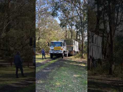 New 4WD HINO truck making deliveries smooooothh! #tinyhouse