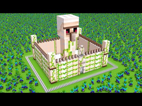 SURVIVAL TITAN IRON GOLEM vs Skibidi Zombie Apocalypse in Minecraft - Minecraft Compilation