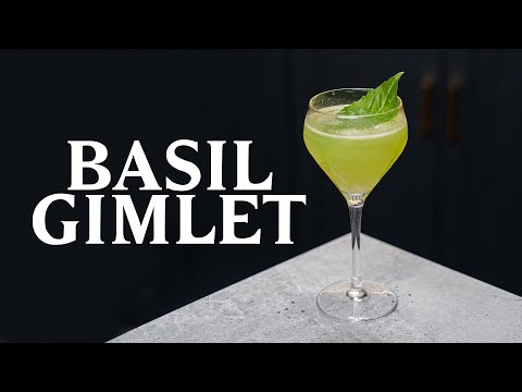 The Basil Gimlet - So simple yet so complex