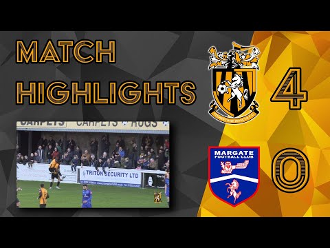 Highlights | Folkestone Invicta 4-0 Margate FC | Isthmian Premier Division | 2/1/23