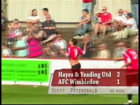 Hayes & Yeading Utd 2 AFC Wimbledon 1 - 20th September 2008