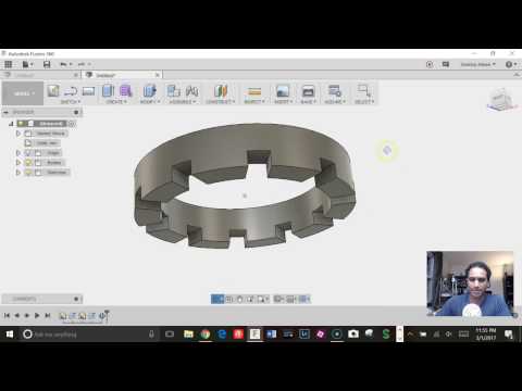 Circular Pattern Cuts in Fusion 360