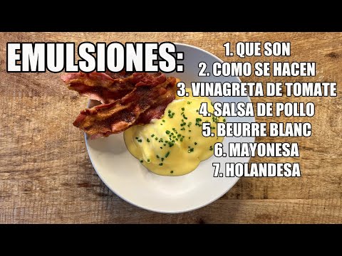 Emulsiones – La Base De Todas Las Salsas