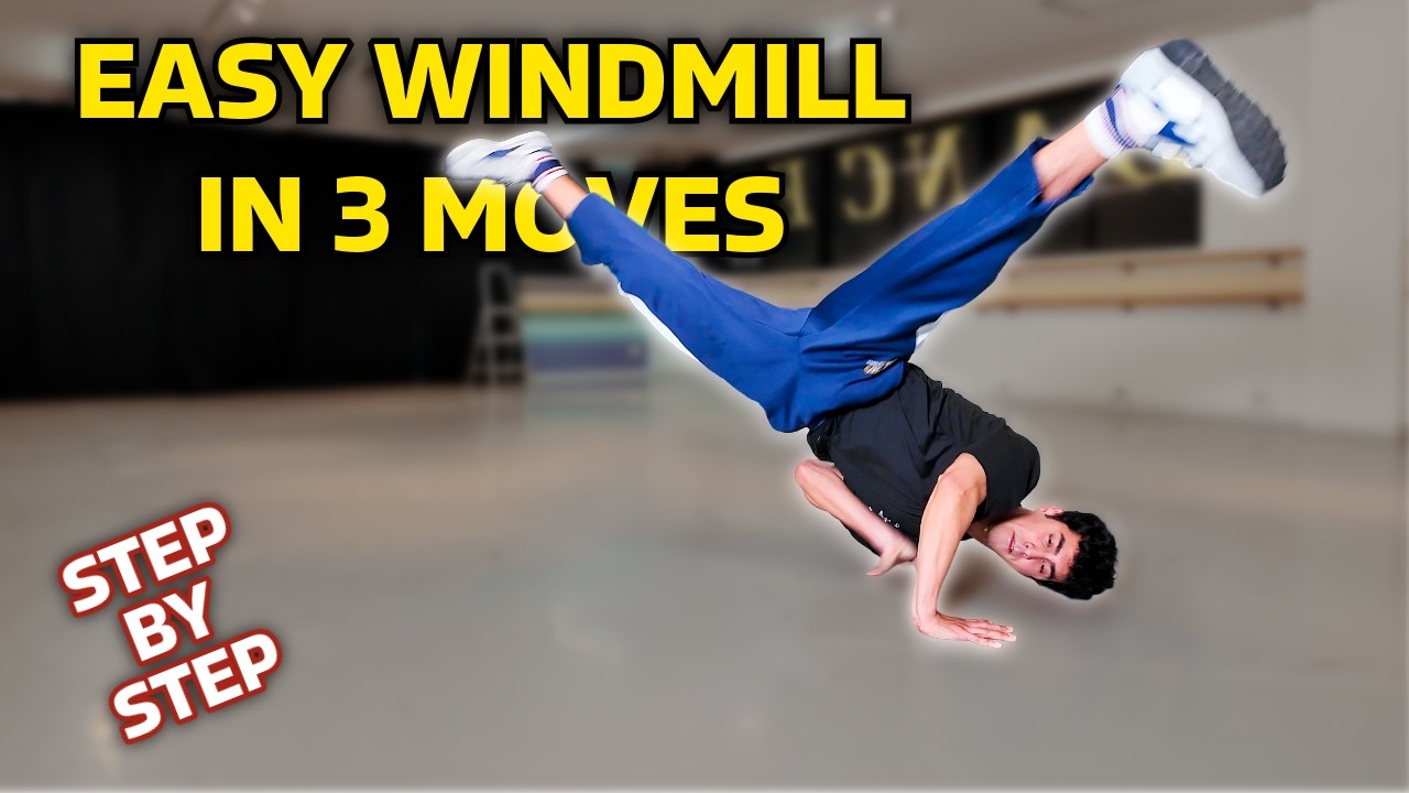 Windmill Facil en 3 Movimientos | Breakdance Tutorial