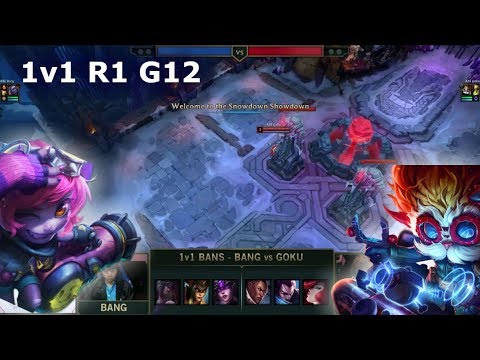 Bang Tristana vs Goku Heimerdinger | 1vs1 Round 1 2019 All-Star Las Vegas | LCS vs CBLOL