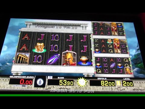 Merkur Magie SPARTA 20 Freispiele am Spielautomat auf 2€ Gewonnen! Glücksspiel Casino!