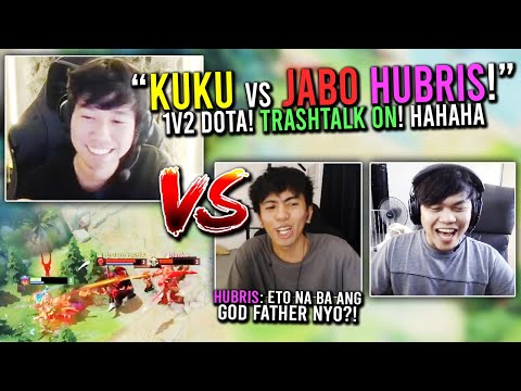 "KUKU vs JABO & HUBRIS! 1V2 ONLY MID!" - TRASHTALK ON! LAPTRIP MALALA!🤣