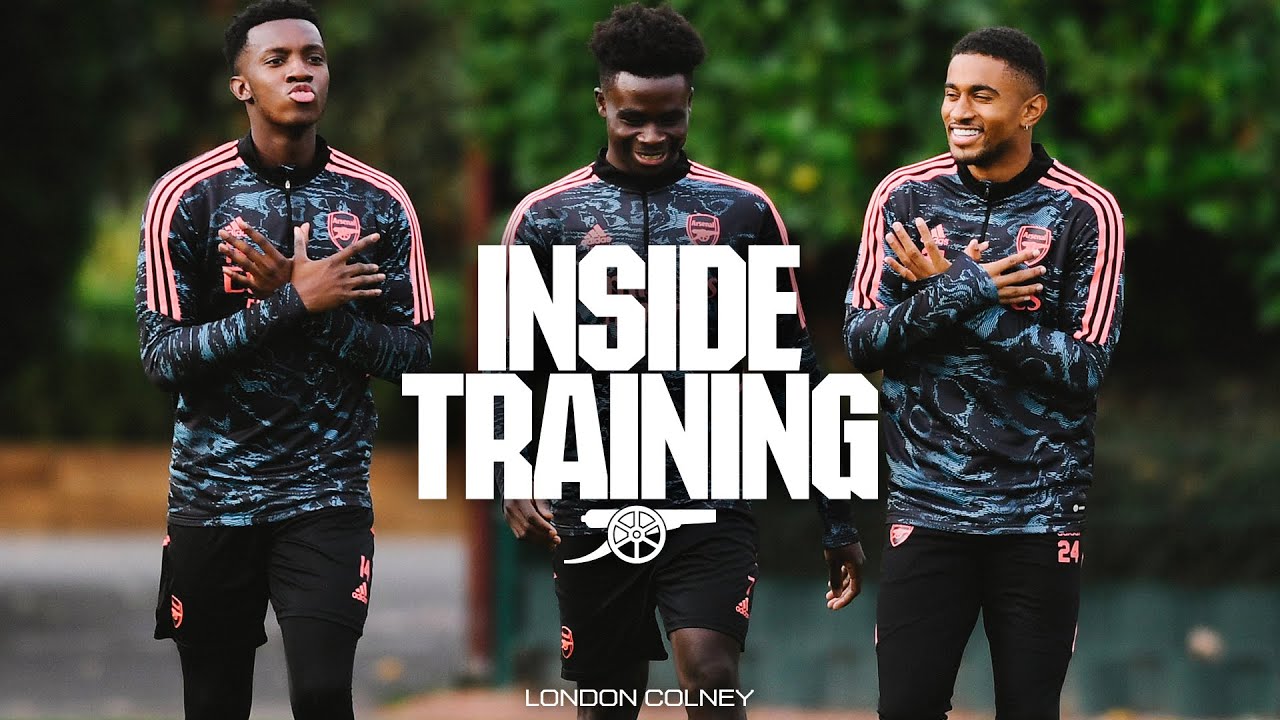 INSIDE TRAINING | Saka, Elneny and Zinchenko return to training