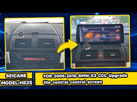 Carplay Upgrade | BMW X3 E83 radio removal & installation aftermarket stereo system 2006 2007 - 2010