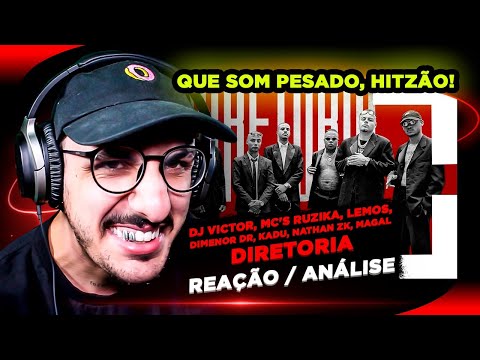 DIRETORIA - DJ Victor, MC's Ruzika, Lemos, Dimenor DR, Kadu, Nathan ZK, Magal [Reação/ Análise]