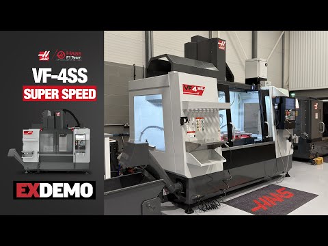 🇬🇧 EX-DEMO Haas VF-4SS Super Speed VMC - Available Now