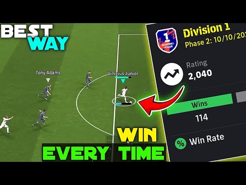 "Top 3 Winning Strategies for Every Division Match in eFootball 2025"🥶😱