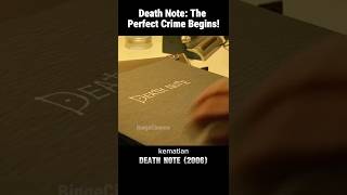 Death Note The Perfect Crime Begins! #shorts