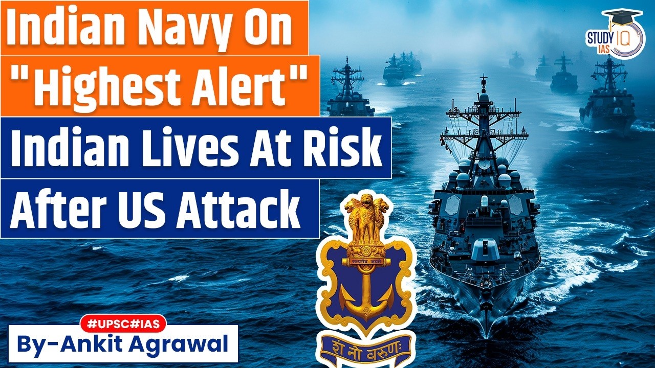 Indian on "highest alert", agencies to stay vigilant after US strike | Ankit Agrawal Study IQ