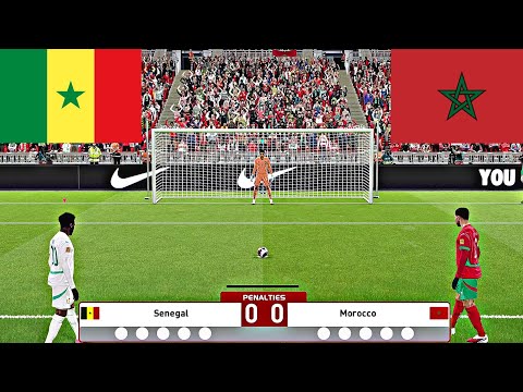 SENEGAL VS MOROCCO FULL PENALTY SHOOTOUT | SEN VS MAR HIGHLIGHTS