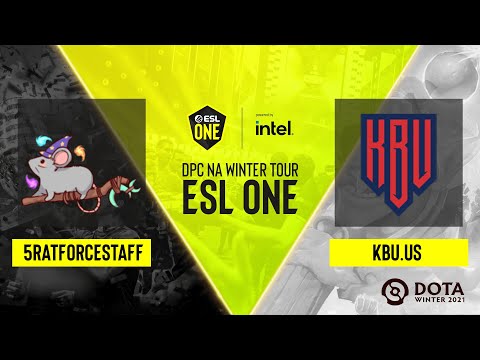 Dota2 - KBU.US vs. 5RATFORCESTAFF - Game 2 - DPC NA Winter Tour - ESL One