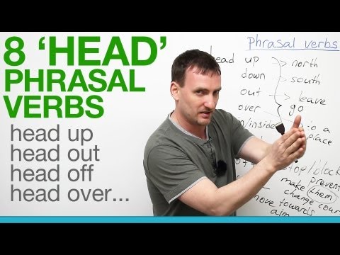 Phrasal verbs with HEAD