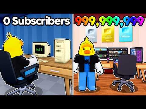 I Became FAMOUS YouTuber with 999 Million Subscribers in Roblox RoTube Life 2!