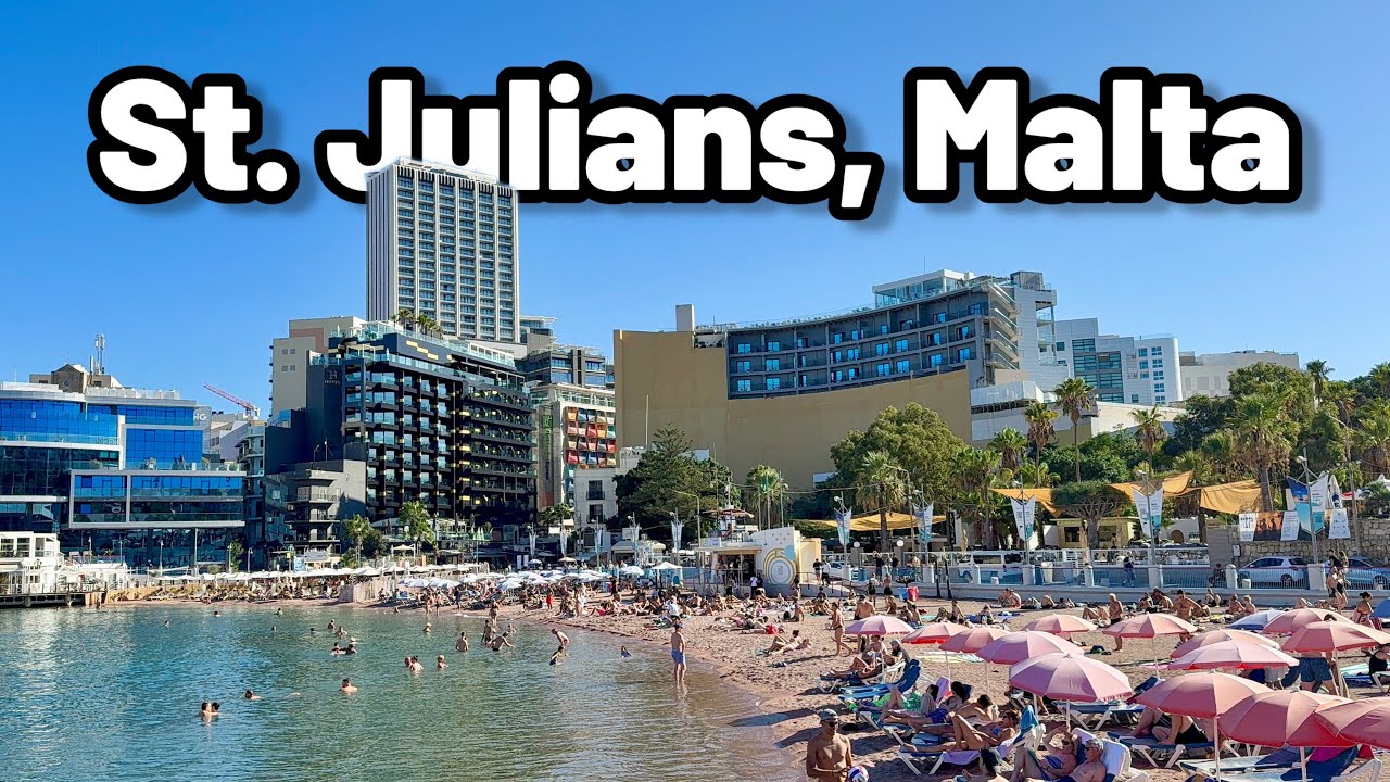 Walking Tour of St Julian’s Malta | Daytime Vibes