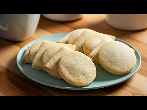 Shortbread Cookies Recipe With Only 3-Ingredient - Easy Shortbread Cookies!