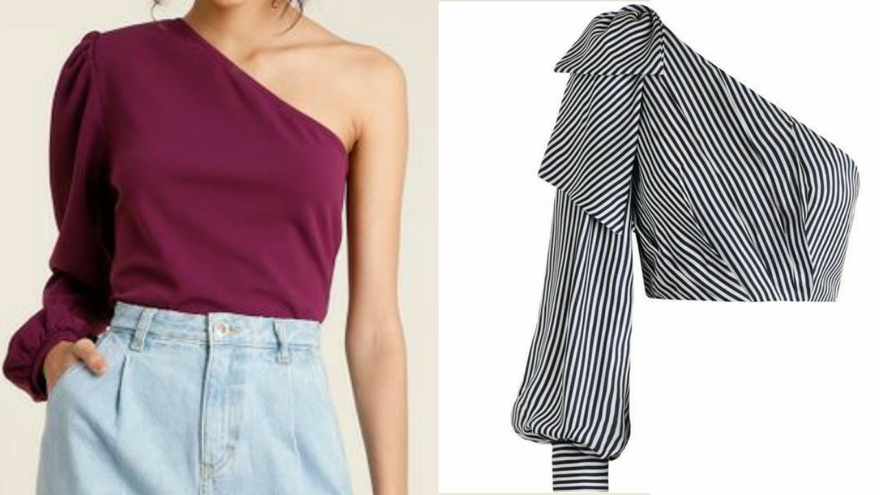 COMO FAZER BLUSA DE UM OMBRO SÓ - SUZAMUSA