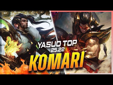 Komari - Yasuo vs Sett TOP Patch 25.22 - Grandmaster Yasuo Gameplay