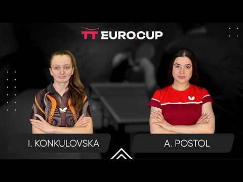 06:10 Iryna Konkulovska - Anastasiia Postol 13.06.2025 TT Euro.Cup Women Ukraine Master. TABLE 4