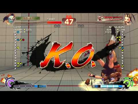 SSF4 AE PC - GianSP (Vega) vs AkumaLokoPel (Ibuki) - 720p HD