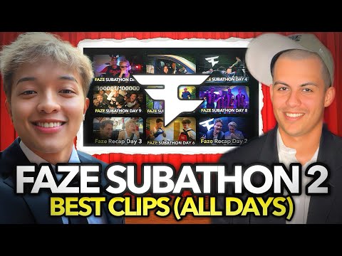 Faze Subathon 2 Best Moments 2025 (ALL DAYS)