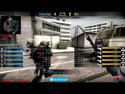 CSGO POV DEMO Twistzz  (FaZe)(21-7) vs BIG / overpass / IEM Fall 2021 Europe